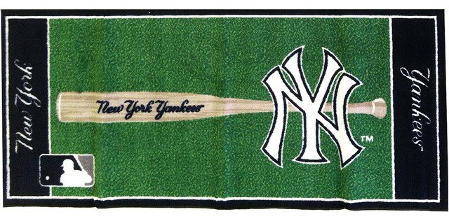 Baseball Bathroom Rug