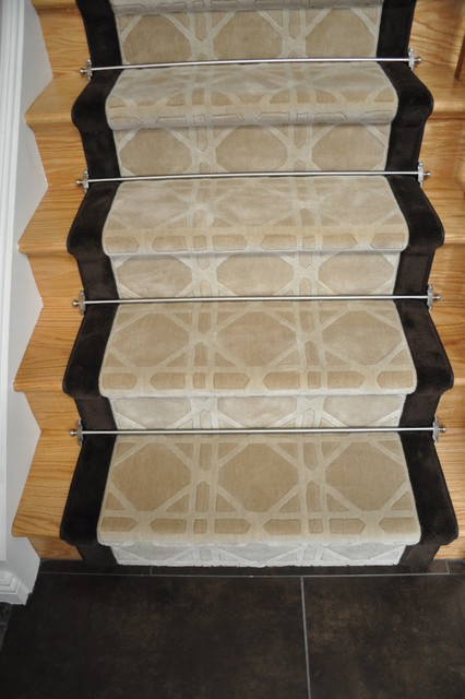 Custom Stair & Hall Runners traditional-staircase