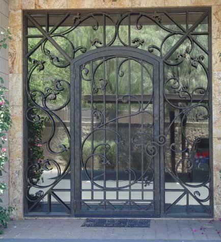 Front Door on Glass And Iron Front Door   Contemporary   Front Doors     By