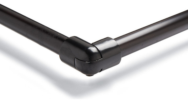 Corner Bracket for Single Drapery Rod Traditional Curtain Rods