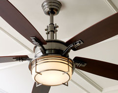 Modern Pewter Ceiling Fan eclectic-ceiling-fans