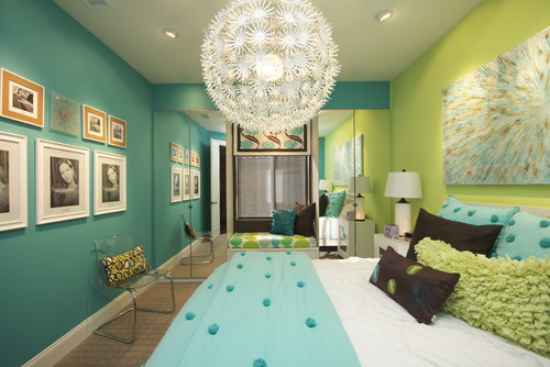 Turquoise Teen Girl Room Designs