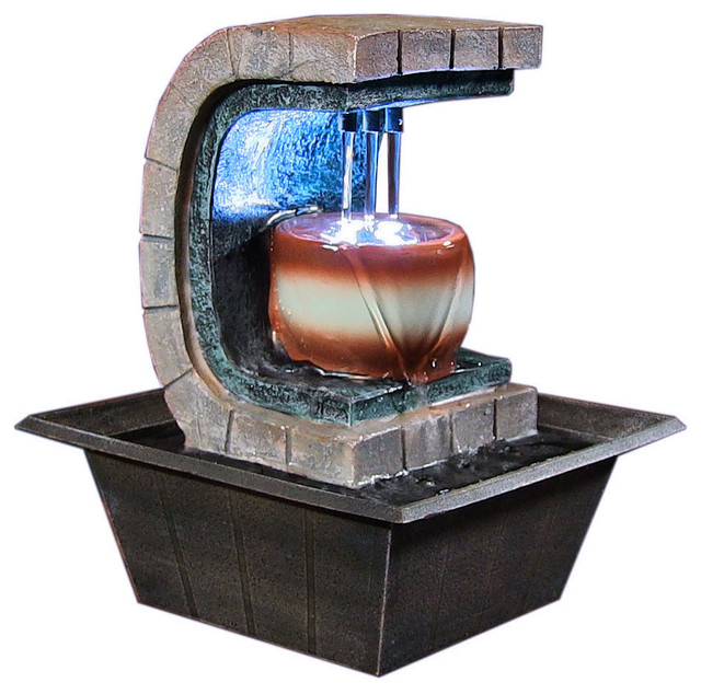 fountain light desk meditation tabletop led decor water fountain light desk meditation tabletop led decor water