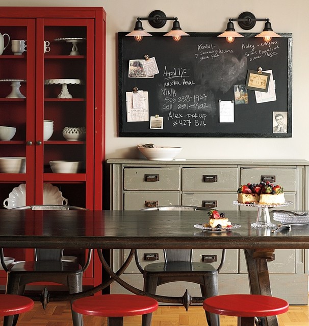 Rejuvenation: Dining Room industrial