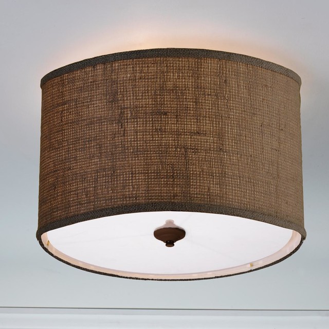 ... Drum Shade Ceiling Light- 3 Colors - Lamp Shades - by Shades of Light