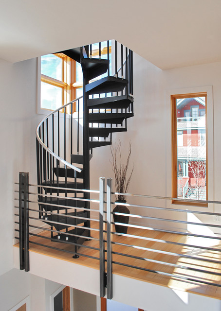 Prospect Courtyard Duplex - modern - staircase - denver - by ...