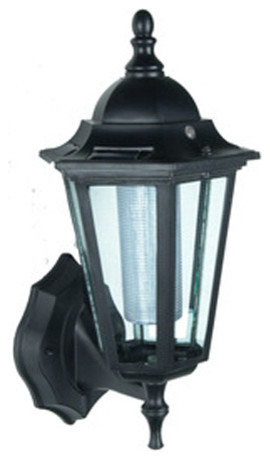Wall-Mounted Solar Lantern #SO30073 - Modern - Outdoor Wall Lights And Sconces - by Pier Surplus