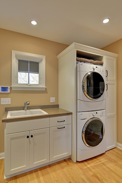 Stacked Washer Dryer Laundry Room Ideas
