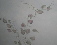 Vine Mural by Lorraine Blasetti kitchen