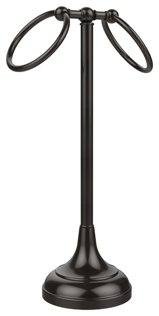 guest towel holder bronze