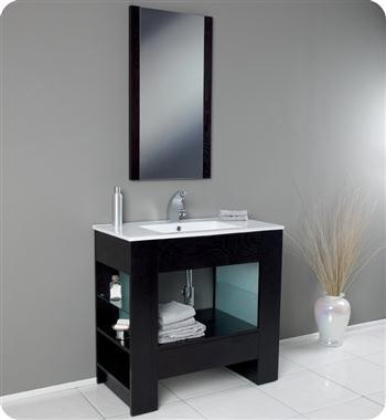 36 x 18 Modern Bathroom Vanity FVN3005WG Modern Bathroom Vanities 36 x 18 Modern Bathroom Vanity FVN3005WG Modern Bathroom Vanities