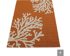 Coral Area Rug traditional rugs