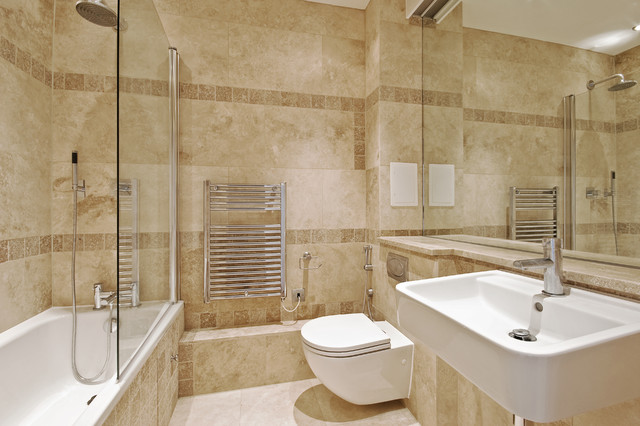 Travertine Bathroom from Royal Stone & Tile - mediterranean 