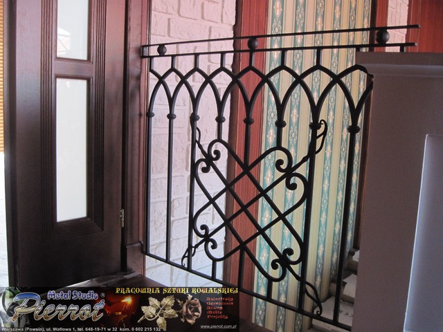 Wrought iron railing - balustrada kuta - 6