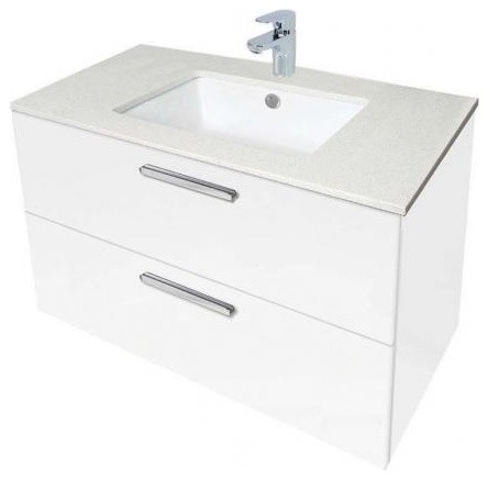 ADP Essence MKII 900 Wall Hung 2 Drawer Vanity from Reece - Modern ...