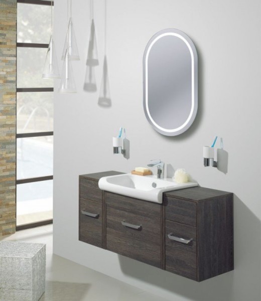 Bauhaus Essence Back Lit Mirror contemporary-bathroom-mirrors