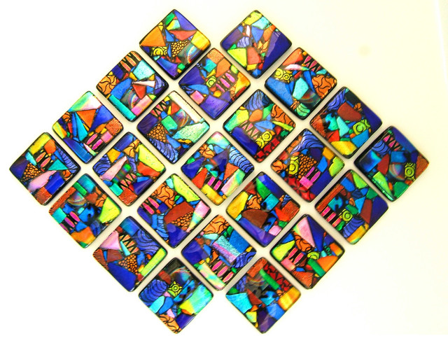 glass shapes for mosaics