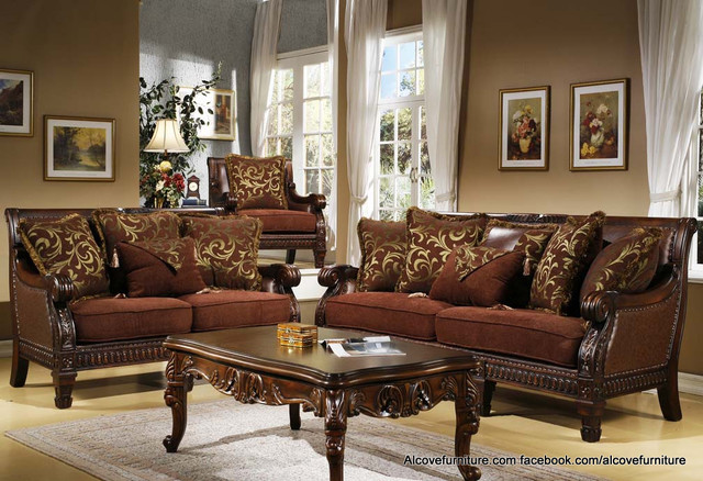 Traditional Sofa sets/Living room sets living-room-furniture-sets