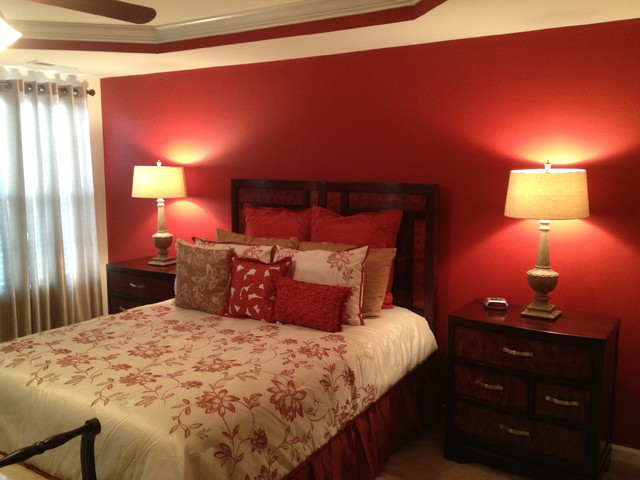 Master Bedroom Accent Wall - Traditional - Bedroom - raleigh - by ...