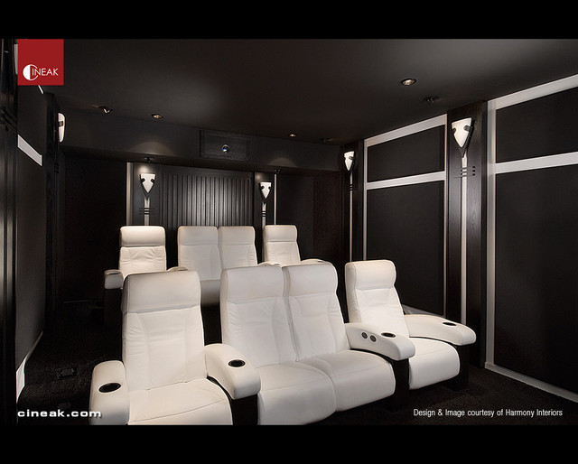  in Home Theater  Modern  Home Theater  by CINEAK luxury seating