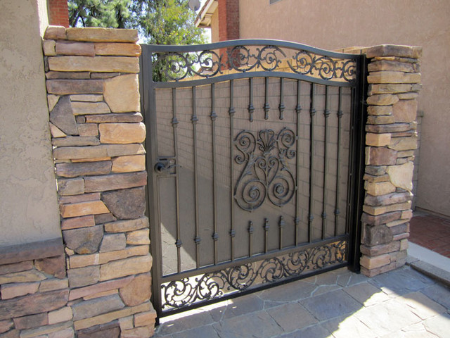 Front yard and backyard remodel in Brea, Ca. traditional-landscape