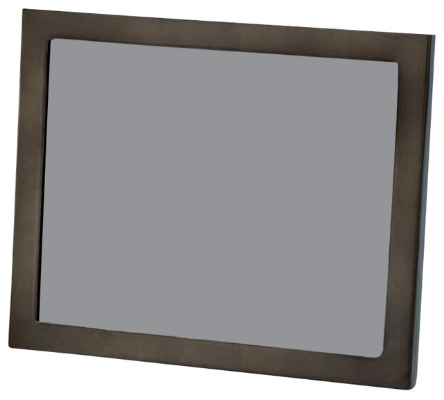 Picture Frame in Bronze Metallic Lacquerware, 8 x 10 Contemporary