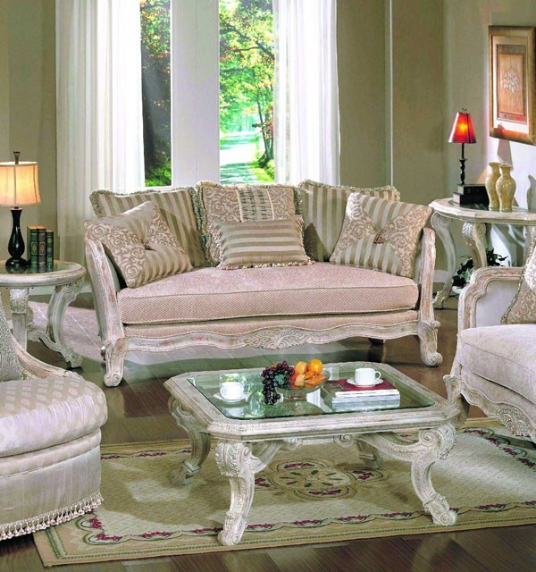 Yuan Tai Furniture Callie Fabric Sofa CA2035S Traditional