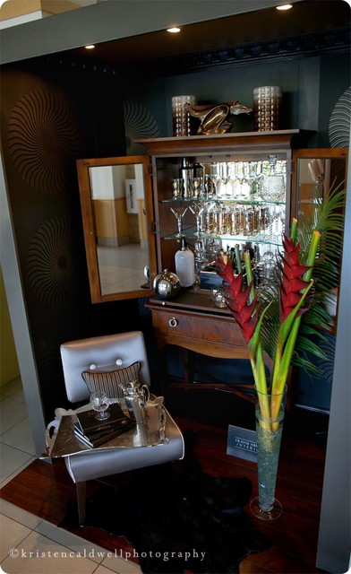 Cleveland Botanical Gardens Designer Vignette contemporary-wine-cellar