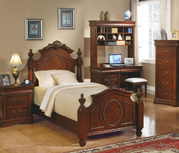Acme Furniture Classique Cherry Kids Full Size Post Bed 11870AF