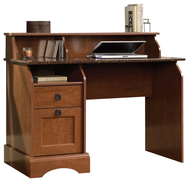 Sauder Graham Hill Desk In Autumn Maple Transitional Sauder Graham Hill Computer Desk With Hutch Autumn Maple