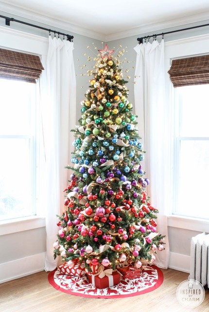 treetopia slim spruce christmas tree decorated by michael treetopia slim spruce christmas tree decorated by michael