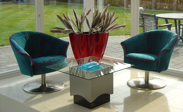 New built preperties in Cheshire contemporary-living-room