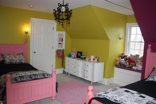 shared girls room contemporary kids