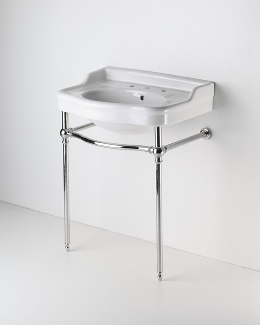 Two Leg Single Washstand - traditional - bathroom vanities and ...