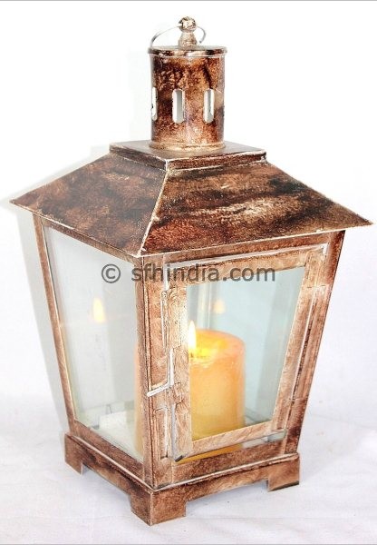 Home and Garden-Metal Lantern traditional-candles-and-candleholders