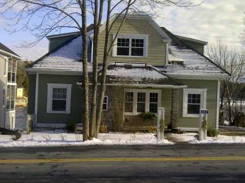 House Green Siding