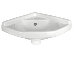 Elizabethan Classics ETCBBI English Turn Corner Basin Bath Sink in Bisque traditional bathroom sinks