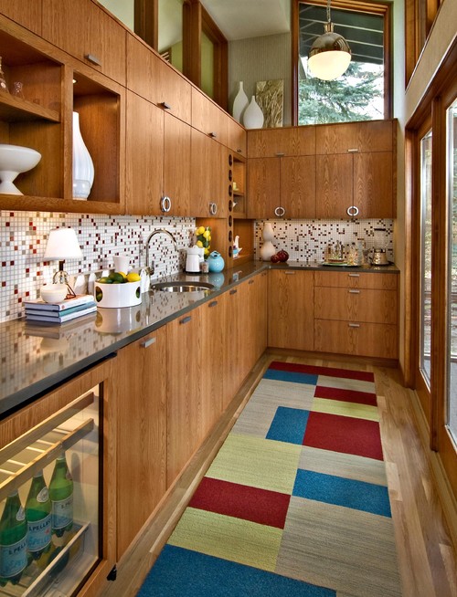 Midcentury Kitchen by Minneapolis Interior Designers & Decorators Design By Lisa