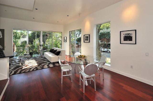 Mahogany Floors- W. Hollywood, Ca - Modern - Living Room ...