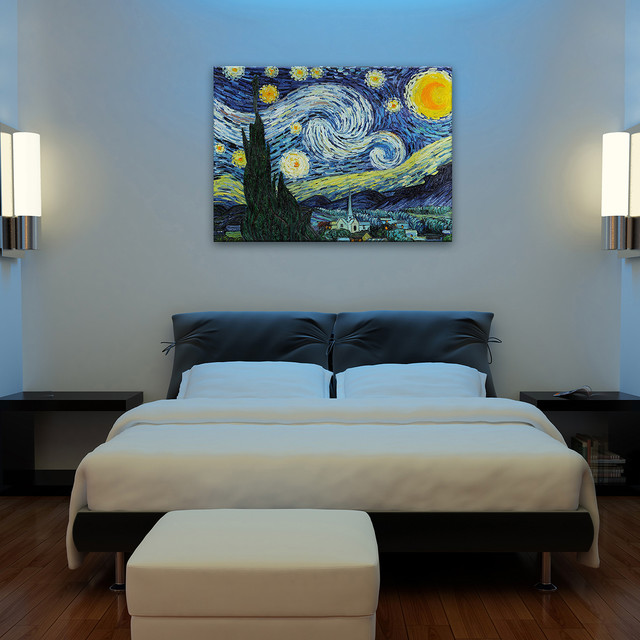 Oil Paintings for Bedrooms - Modern - Bedroom - wichita - by ...
