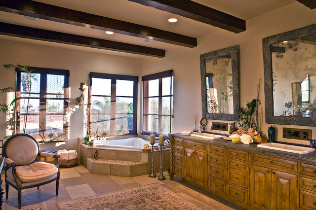 Miller Residence mediterranean-bathroom