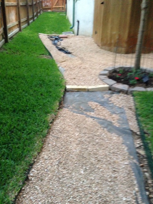 Ideas for sloped washed away backyard