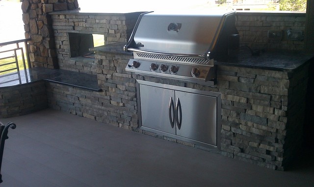 Ledgestone Collection traditional-patio