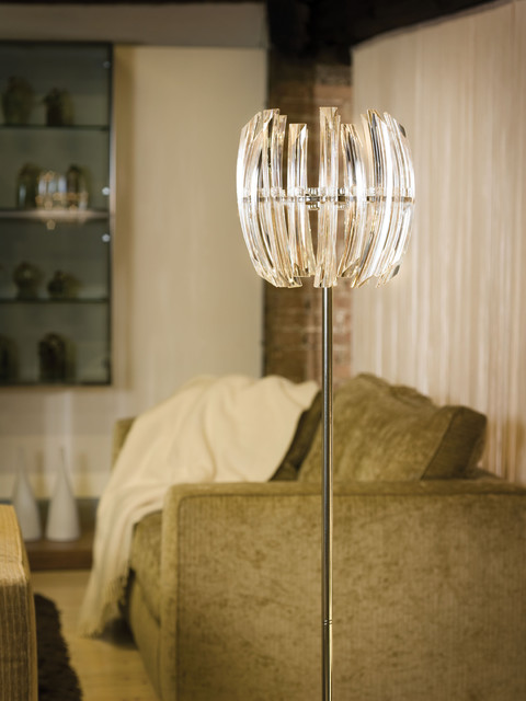 Eglo 89208A Drifter Chrome Floor Lamp contemporary-living-room
