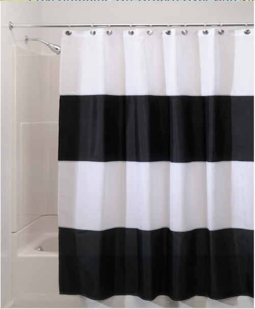 Black And White Vertical Striped Curtains Bold Striped Curtains