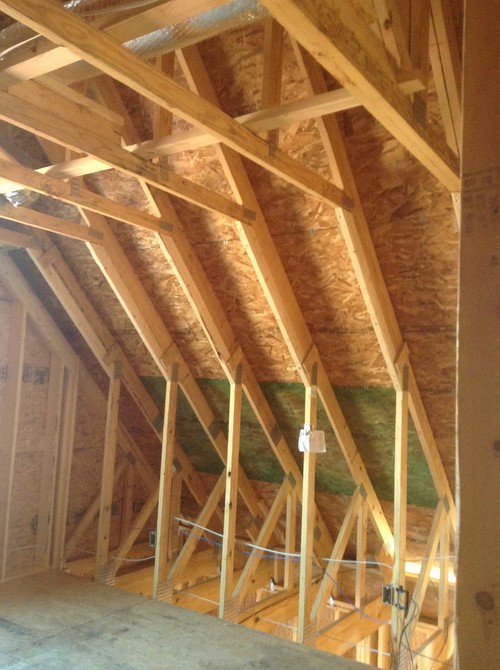 Sloped ceiling paint color