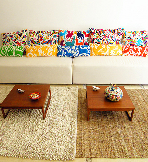 Otomi Throw Pillows - eclectic - accessories and decor - - by ...