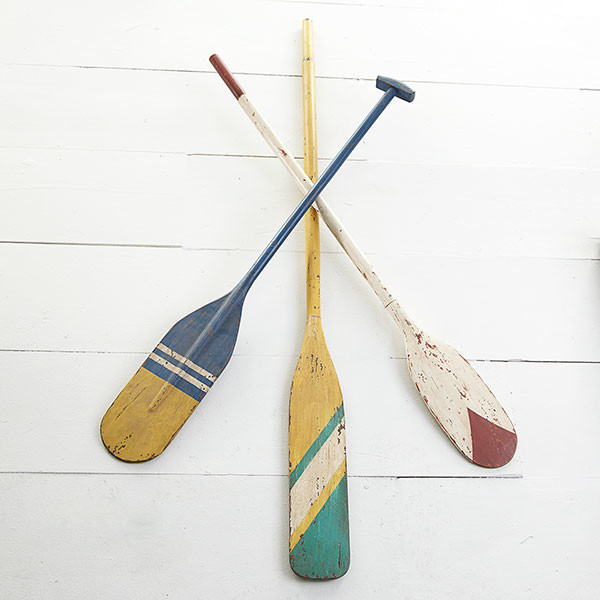 Mariner's Paddles, Set of 3 Traditional Home Decor by Wisteria