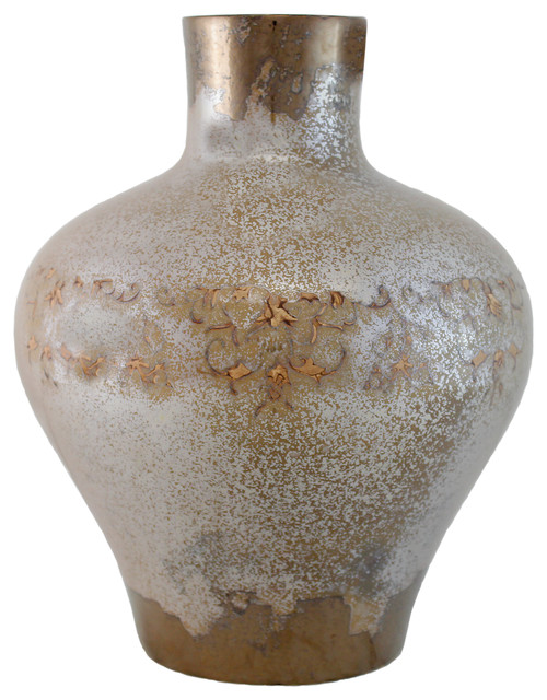 17.5Inch Tall Freedom Decorative Vase Rustic Vases by Elandecor