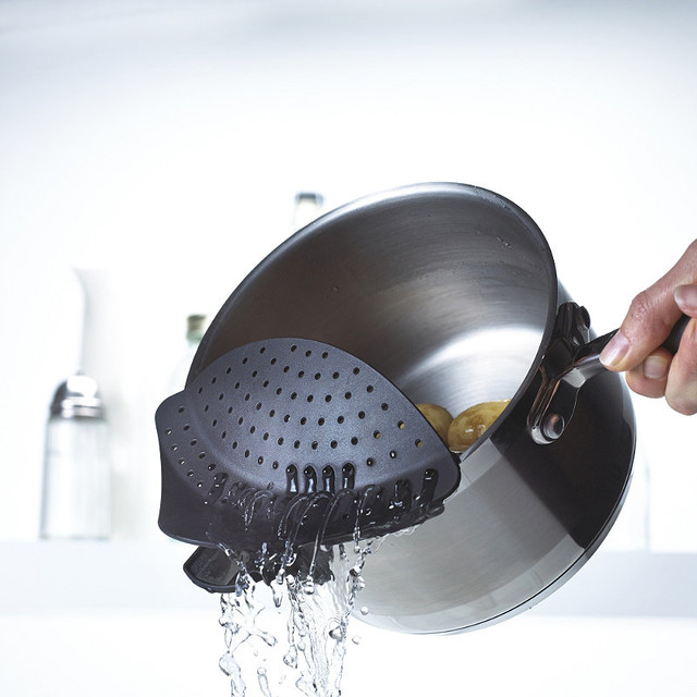 ClipOn Pan Strainer Contemporary Colanders And Strainers by Lakeland